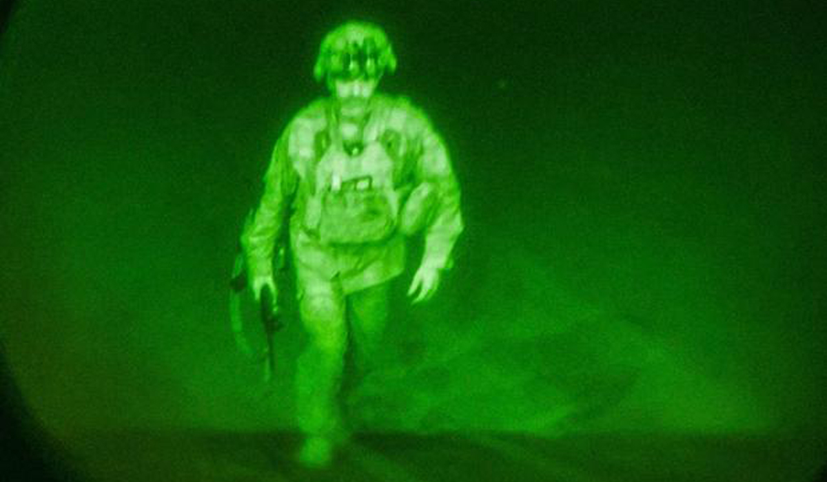 This is the Last American Soldier to Leave Afghanistan